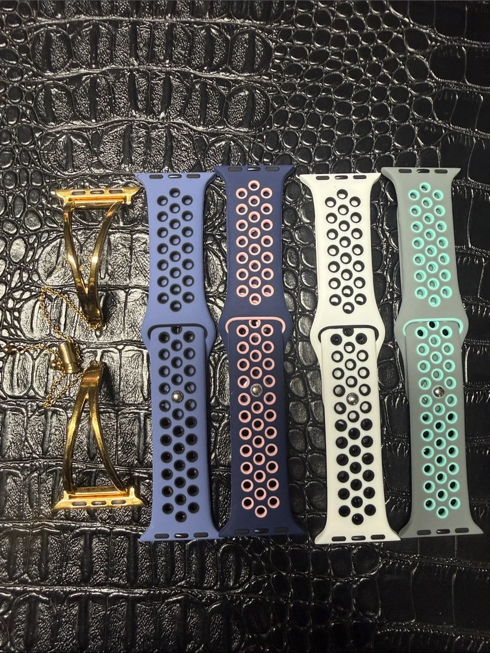 Silicone Sport Watch Bands Apple Compatible 38 40